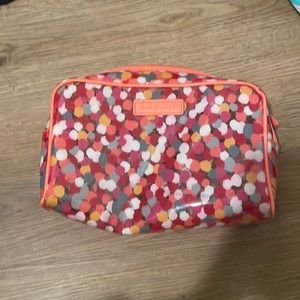 Vera Bradley cosmetic big case pinks